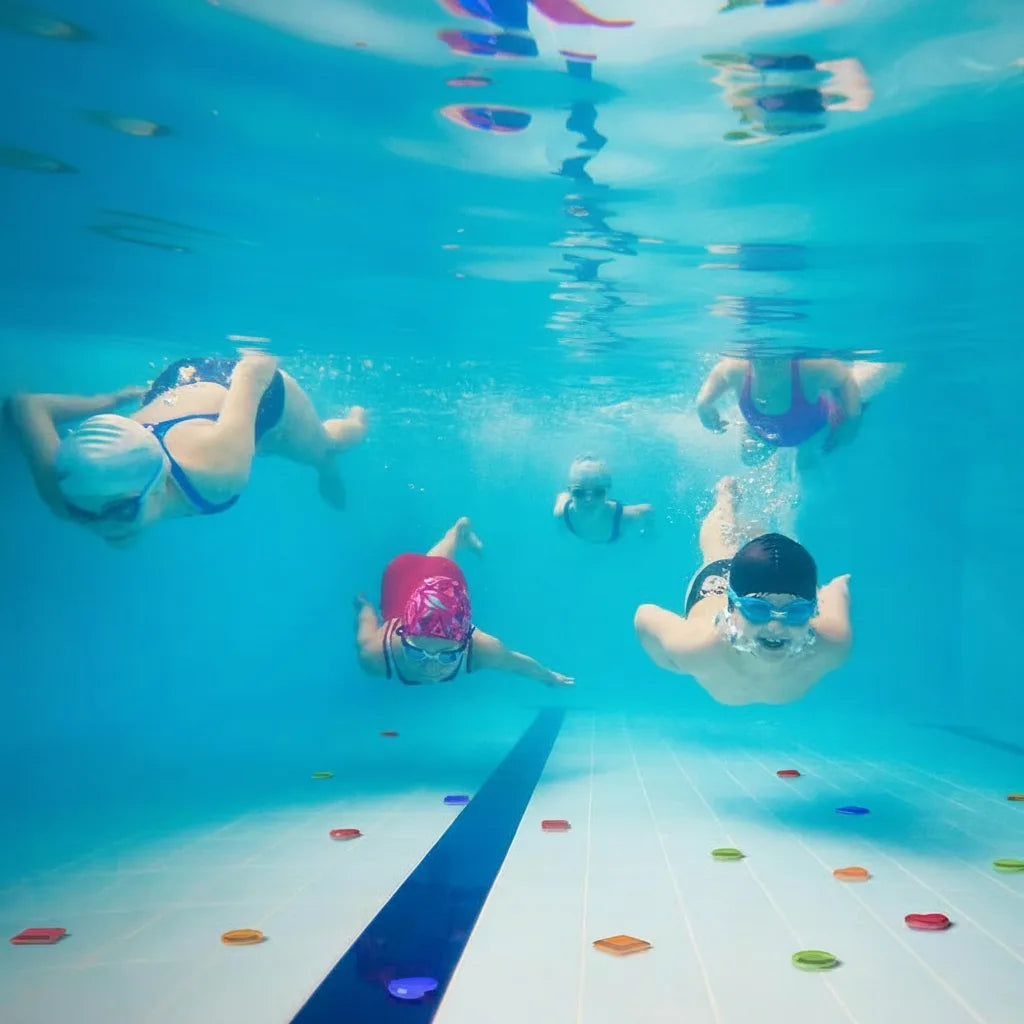 Pool Treasure Hunt Game Waterproof Gems & Challenge Cards