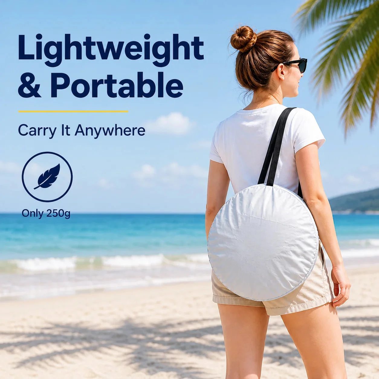 Pop-Up Beach Tent Automatic UV Protection & Ground Mat