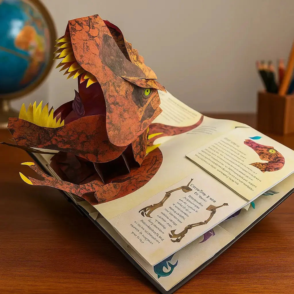 Pop-Up Book 3D Scenes 30+ Dinosaurs