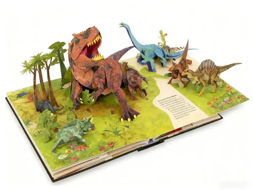Pop-Up Book 3D Scenes 30+ Dinosaurs