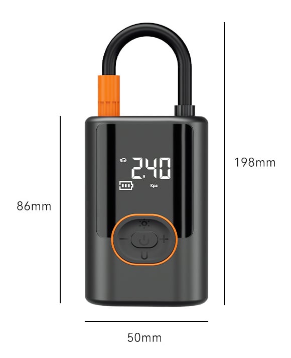 Portable Air Compressor Cordless Rechargeable Digital LCD