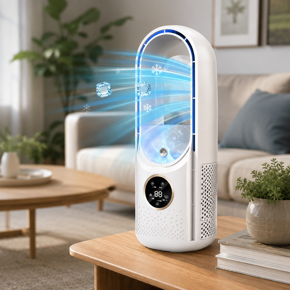 Portable Air Conditioner Compact Bladeless Quiet