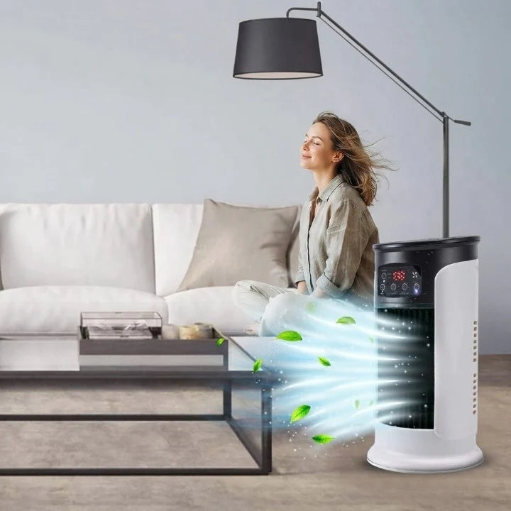 Portable Air Conditioner Compact Energy-Efficient Wheeled