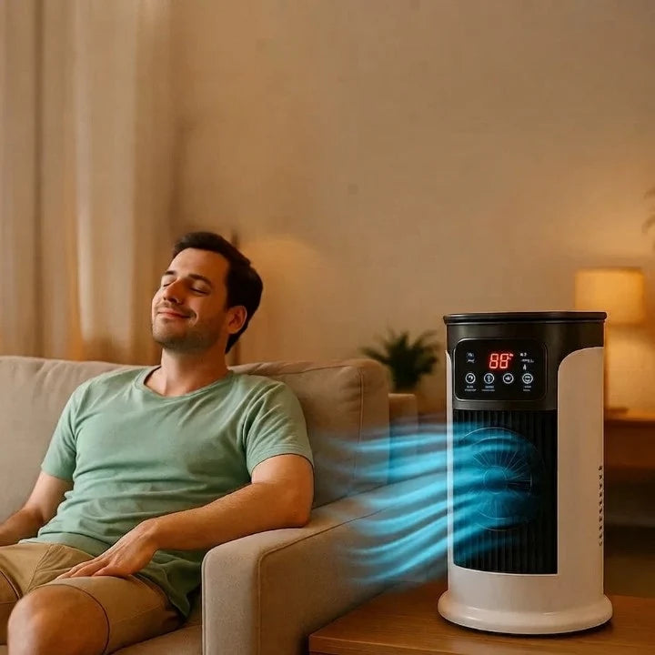 Portable Air Conditioner Compact Energy-Efficient Wheeled