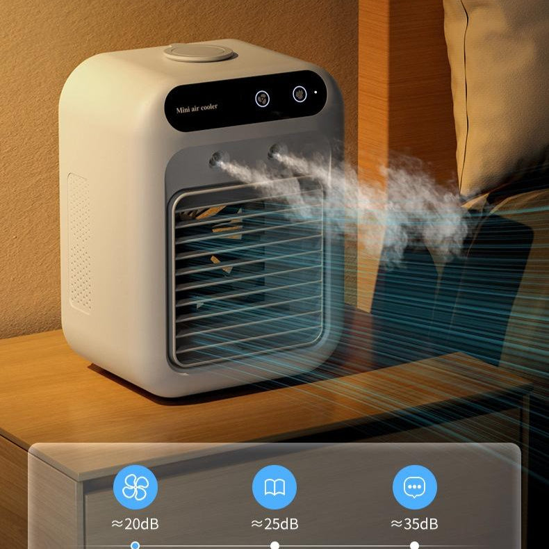Portable Air Cooler Water Misting & USB Rechargeable