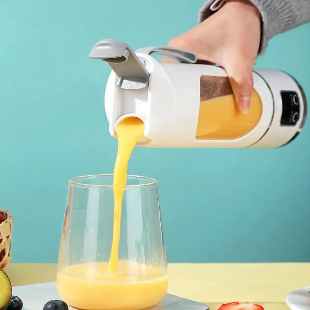 Portable Blender Rechargeable USB-C 450ml Stainless Steel Blades