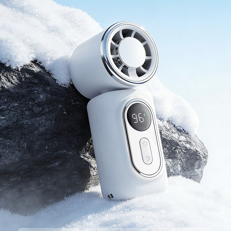 Portable Clip Fan LED Battery Indicator Adjustable Head