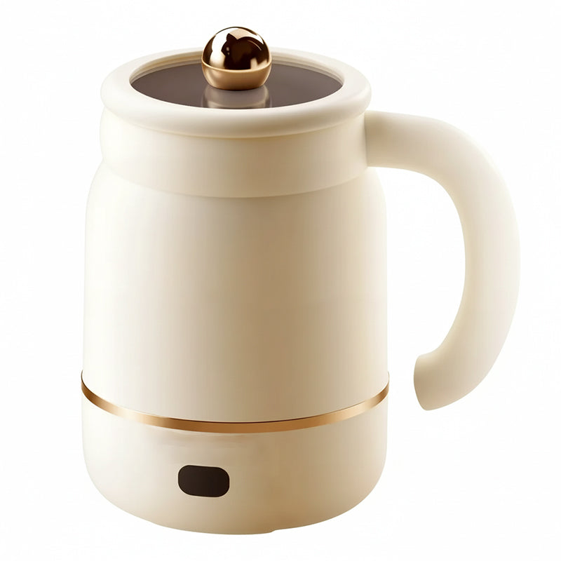 Portable Electric Mug Ceramic Nonstick Adjustable Temp Control