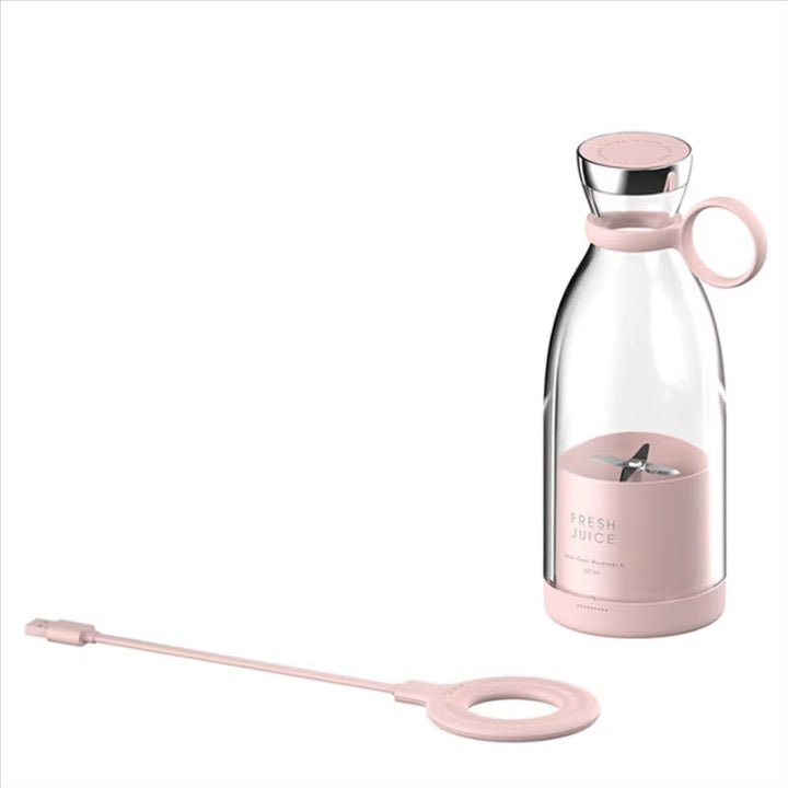 Portable Juice Blender Compact Glass Bottle USB Rechargeable