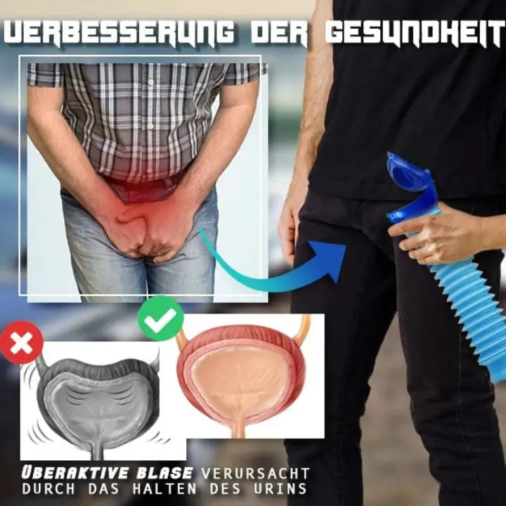 Portable Urinal For Men Foldable Leak-Proof 750ml