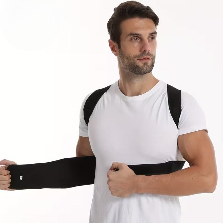 Posture Corrector Adjustable Straps Integrated Magnets Breathable Slim Design
