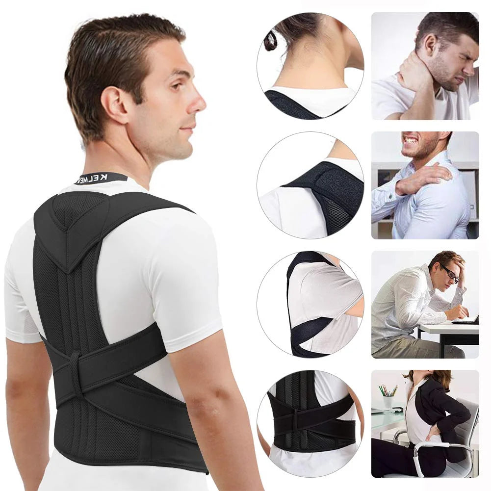 Posture Corrector Breathable Mesh & Adjustable Velcro