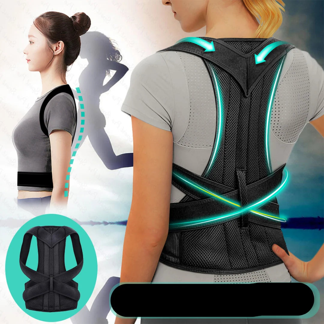 Posture Corrector Breathable Mesh & Adjustable Velcro