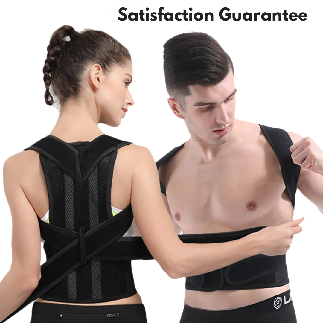Posture Corrector Breathable Mesh & Adjustable Velcro Closure