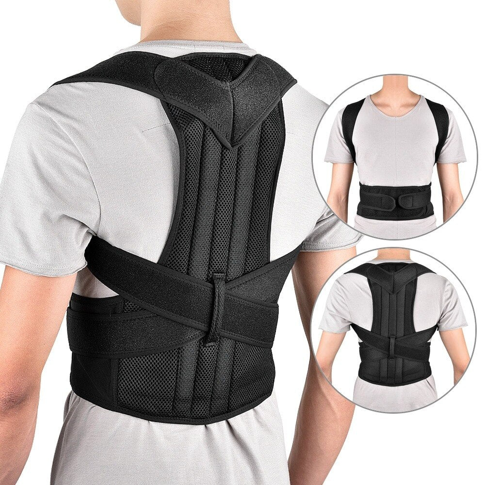 Posture Corrector Breathable Mesh & Adjustable Velcro Closure