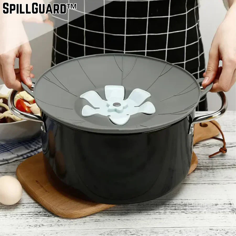 Pot Lid Spill Stopper Silicone Steam Vent 26 cm