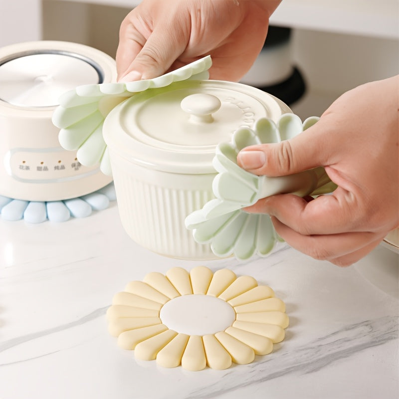 Pot Trivet Silicone Heat-Resistant Non-Slip 9.84 Inch