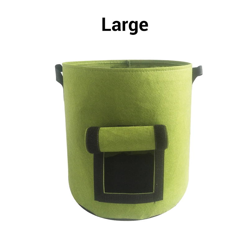 Potato Grow Bag Breathable Non-Woven Harvest Window Reinforced Handles