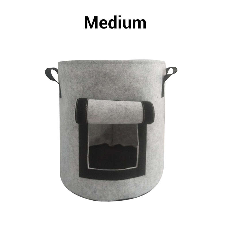 Potato Grow Bag Breathable Non-Woven Harvest Window Reinforced Handles