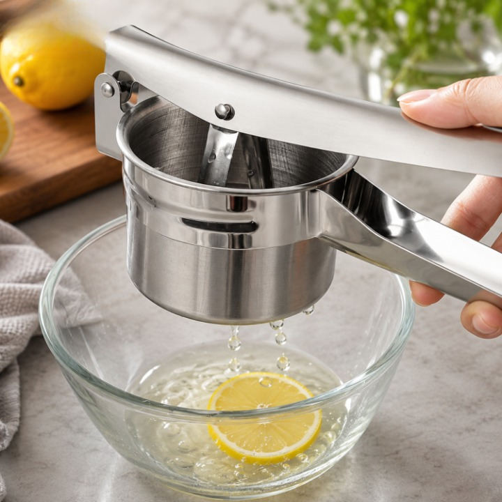 Potato Masher Stainless Steel Ergonomic Handle Dishwasher Safe
