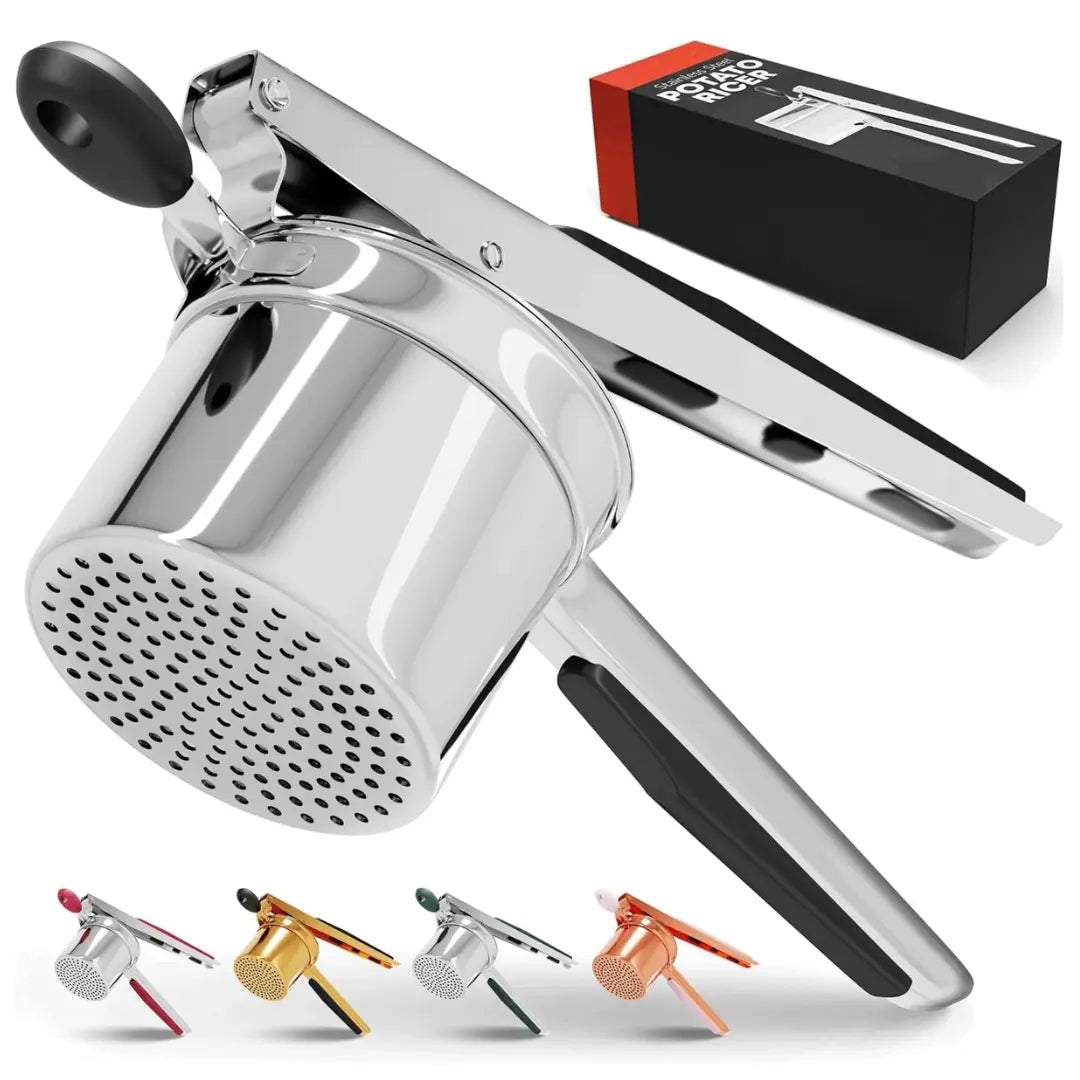 Potato Press Stainless Steel Lump-Free 15 Fl Oz