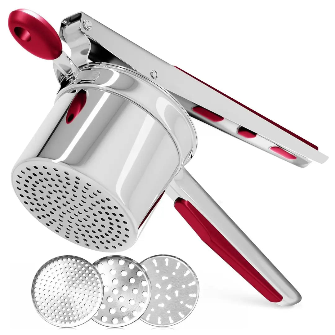 Potato Press Stainless Steel Lump-Free 15 Fl Oz