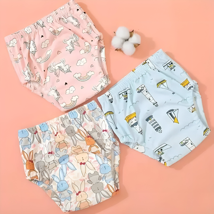 Potty Training Pants 6-Layer Cotton Gauze Washable & Reusable