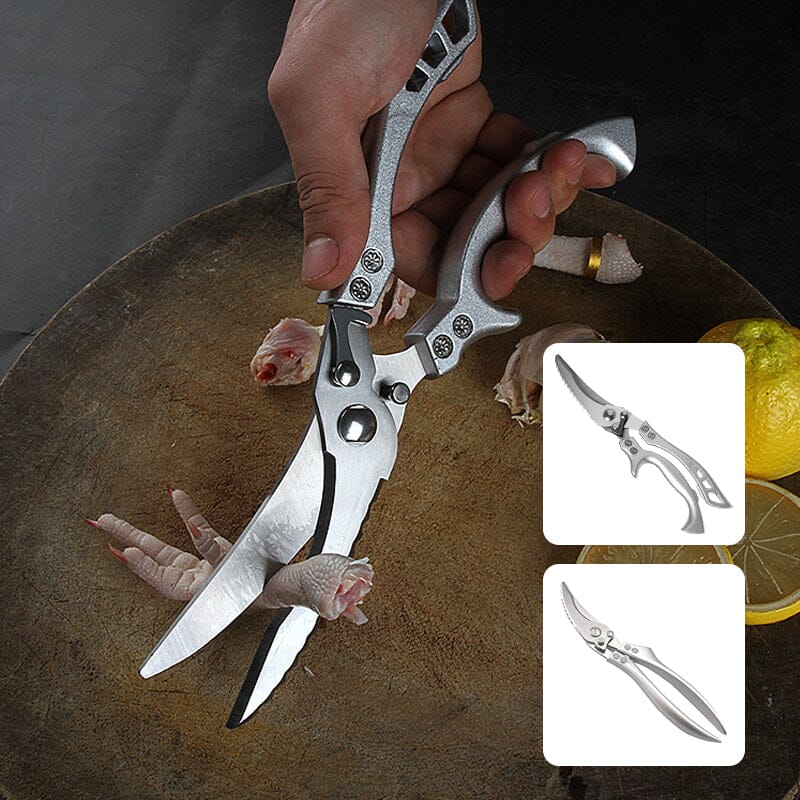 Poultry Shears Stainless Steel Ergonomic Non-Slip Handle