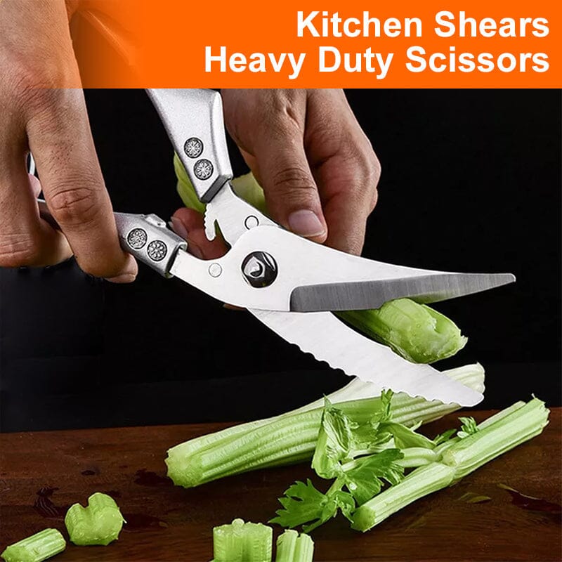 Poultry Shears Stainless Steel Ergonomic Non-Slip Handle