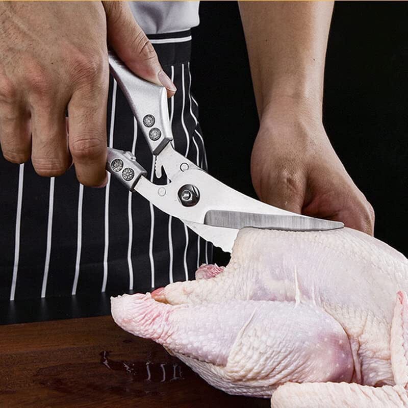 Poultry Shears Stainless Steel Ergonomic Non-Slip Handle