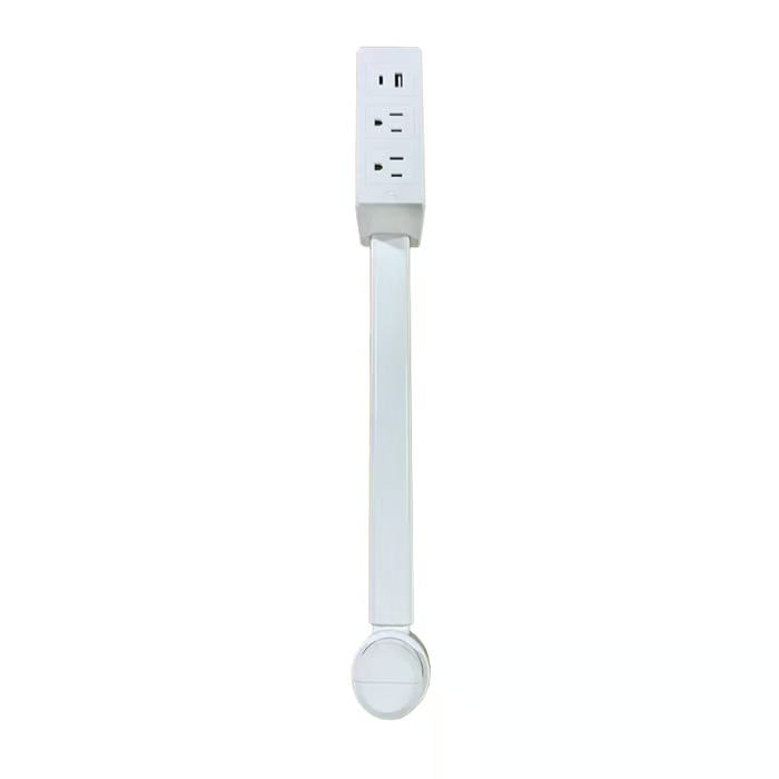 Power Hub Flexible Arm USB & AC Outlets