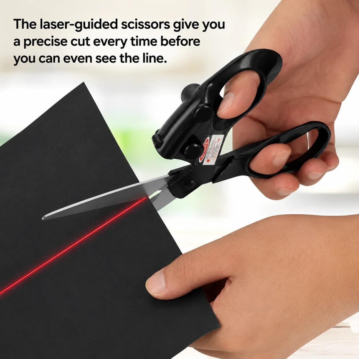 Precision Scissors Laser Guide Stainless Steel Blades