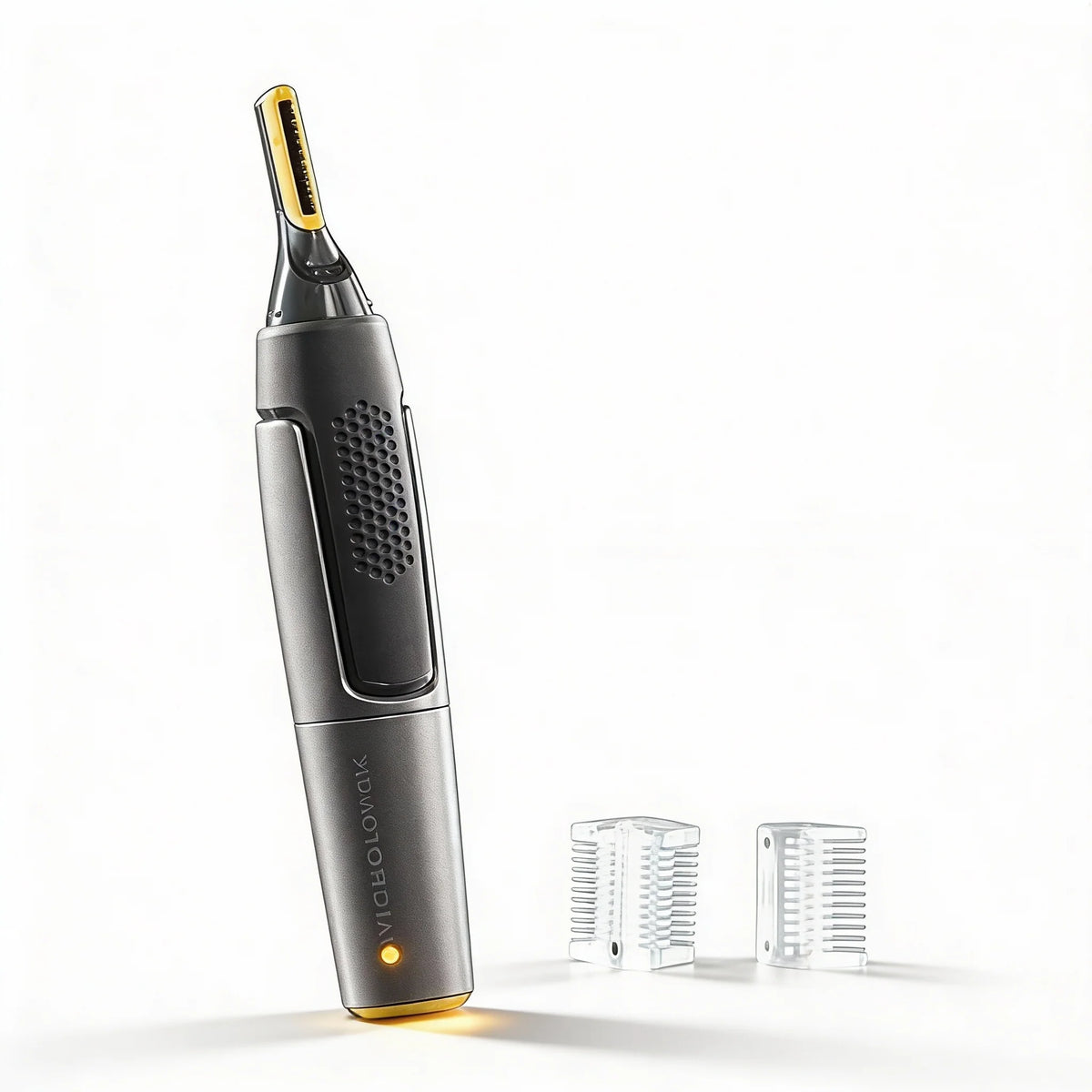 Precision Trimmer Titanium-Coated Stainless Steel Blade & Integrated LED