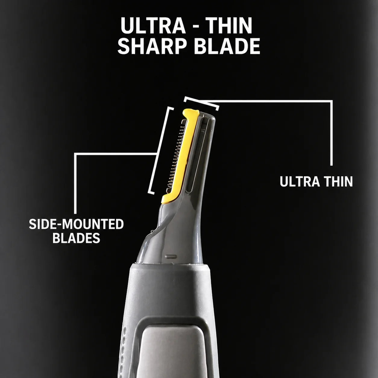 Precision Trimmer Titanium-Coated Stainless Steel Blade & Integrated LED