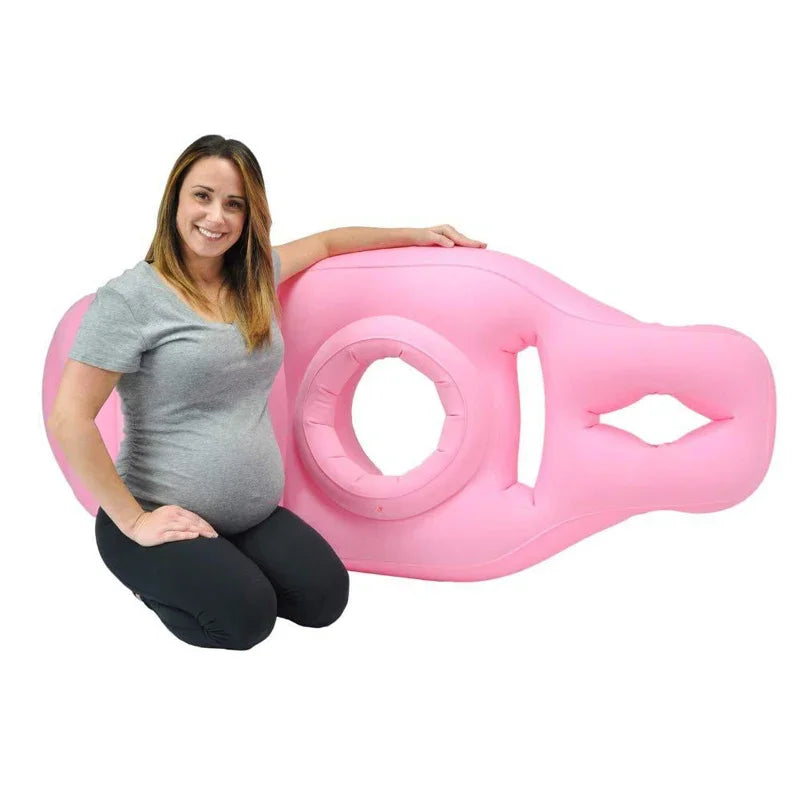 Pregnancy Pillow Inflatable Adjustable Support Cotton Cover
