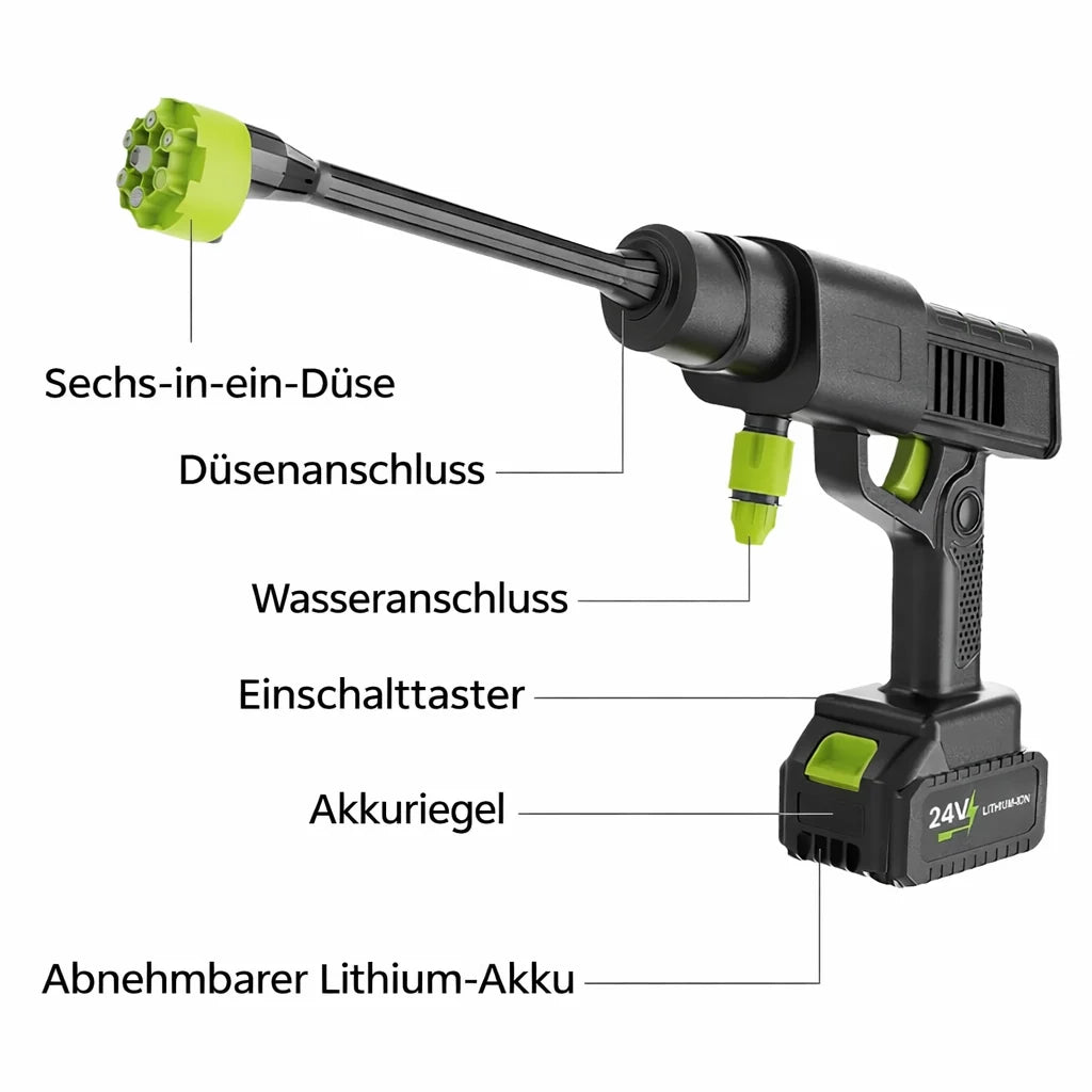 Pressure Washer Cordless 24V Lithium Self Priming