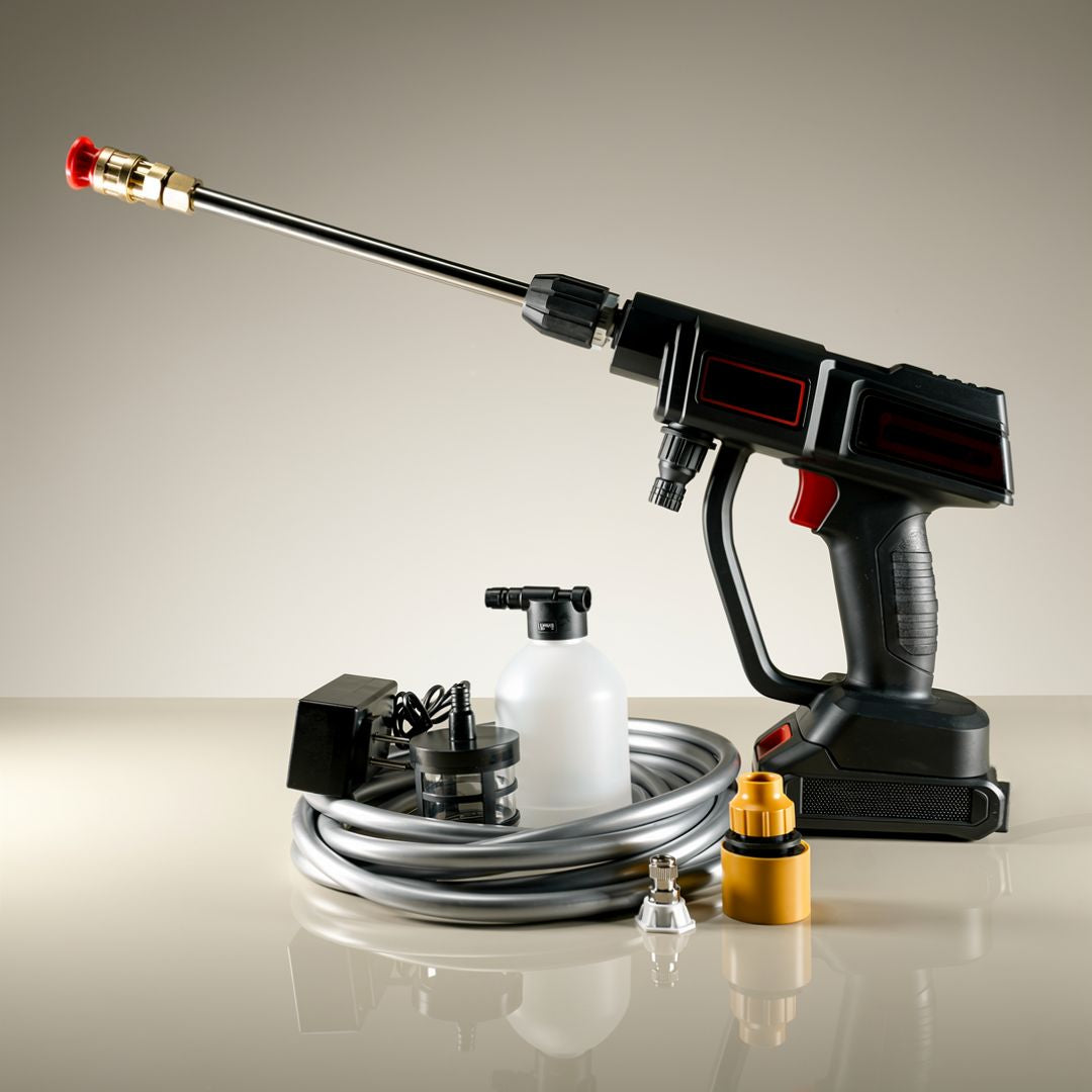 Pressure Washer Cordless Adjustable Spray & Soap Tank