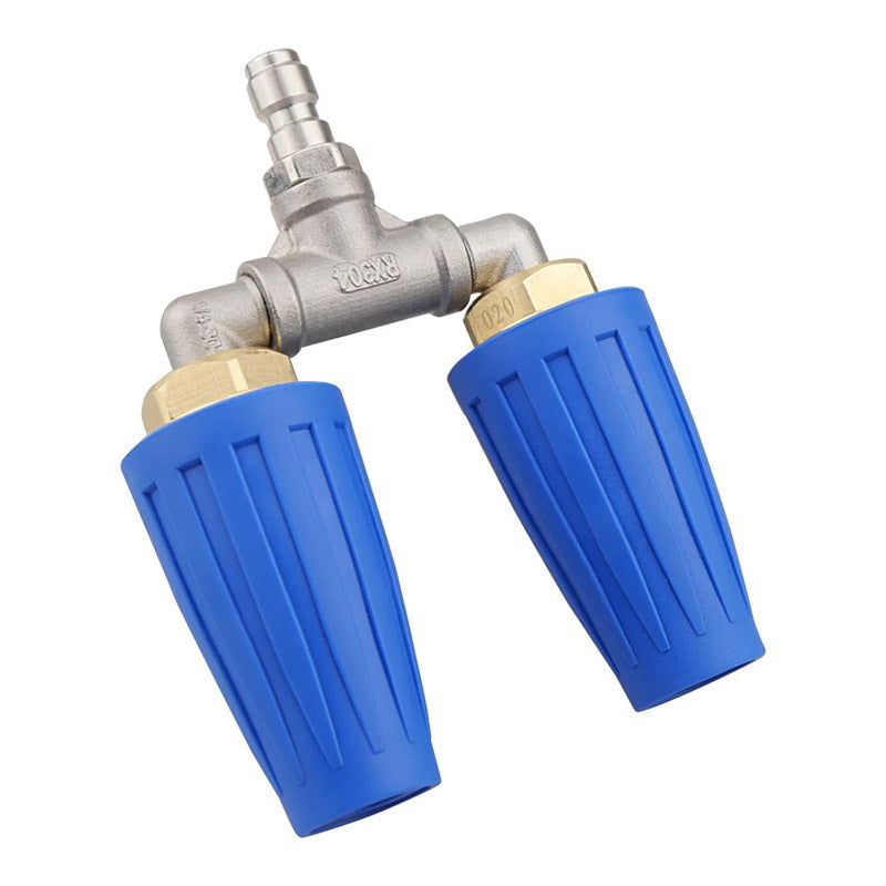 Pressure Washer Nozzle Dual Turbo Stainless Steel Quick Coupling