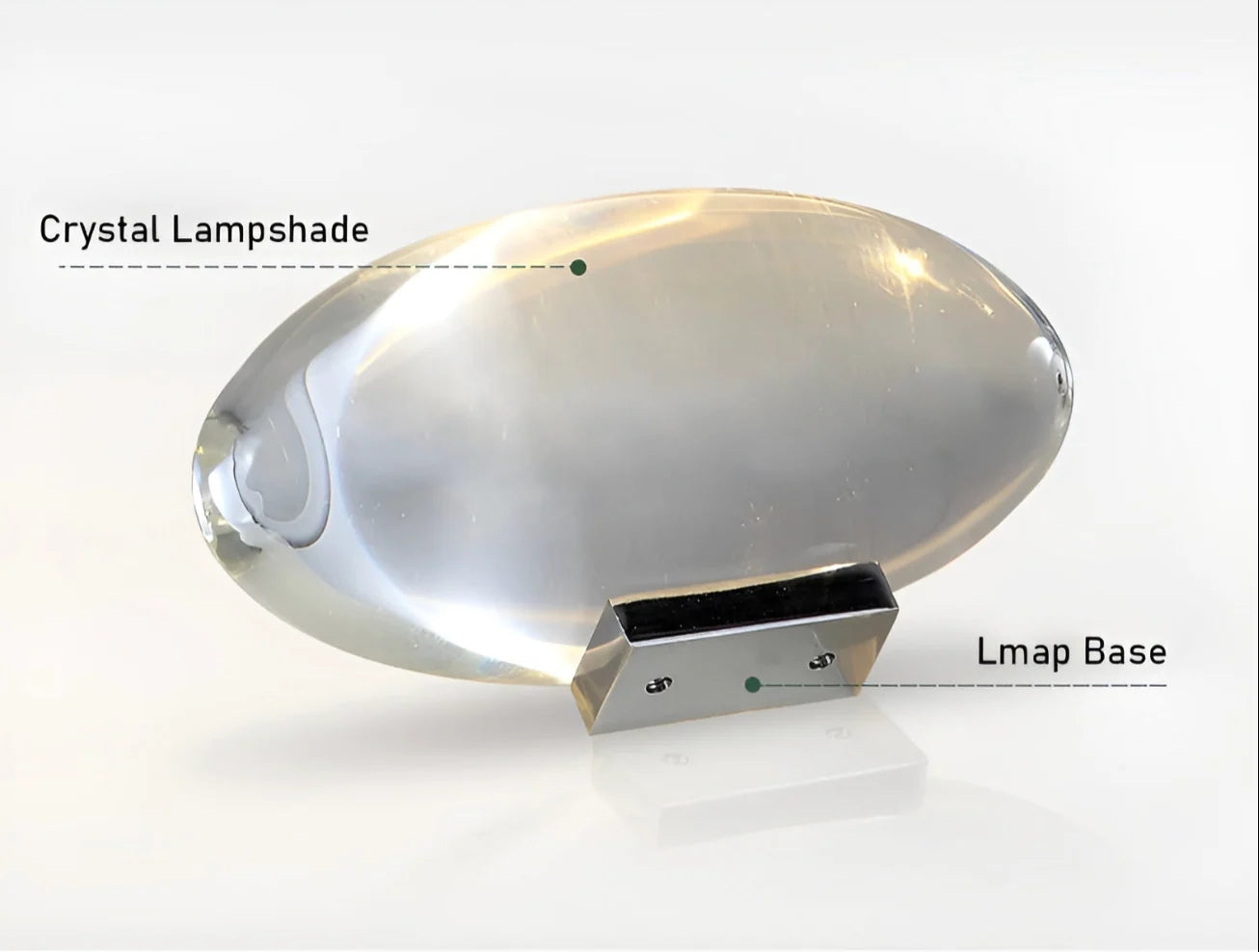 Prism Projection Light Cut Crystal Lens USB Powered