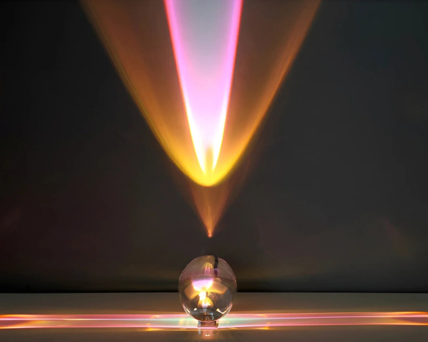 Prism Projection Light Cut Crystal Lens USB Powered