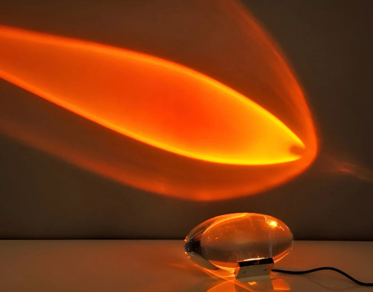 Prism Projection Light Cut Crystal Lens USB Powered