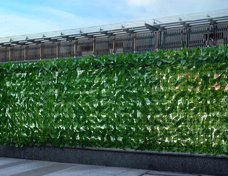 Privacy Screen Dense Leaf Coverage UV-Resistant & Easy Install