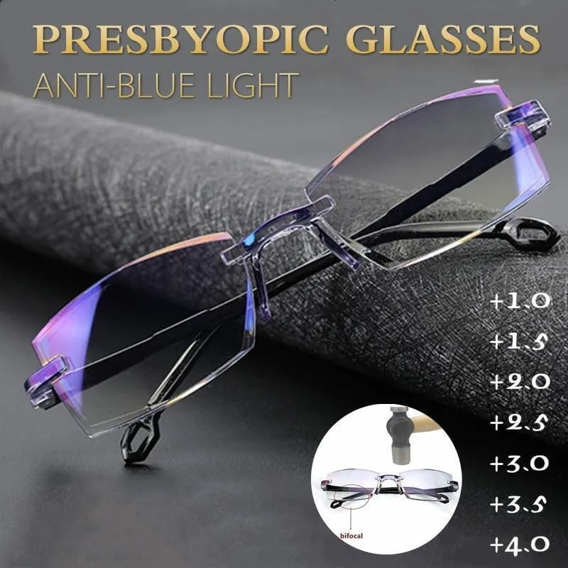 Progressive Glasses Blue Light Protection Lightweight TR90 Frame