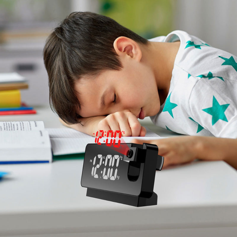 Projection Alarm Clock Dual Alarm & USB Charging