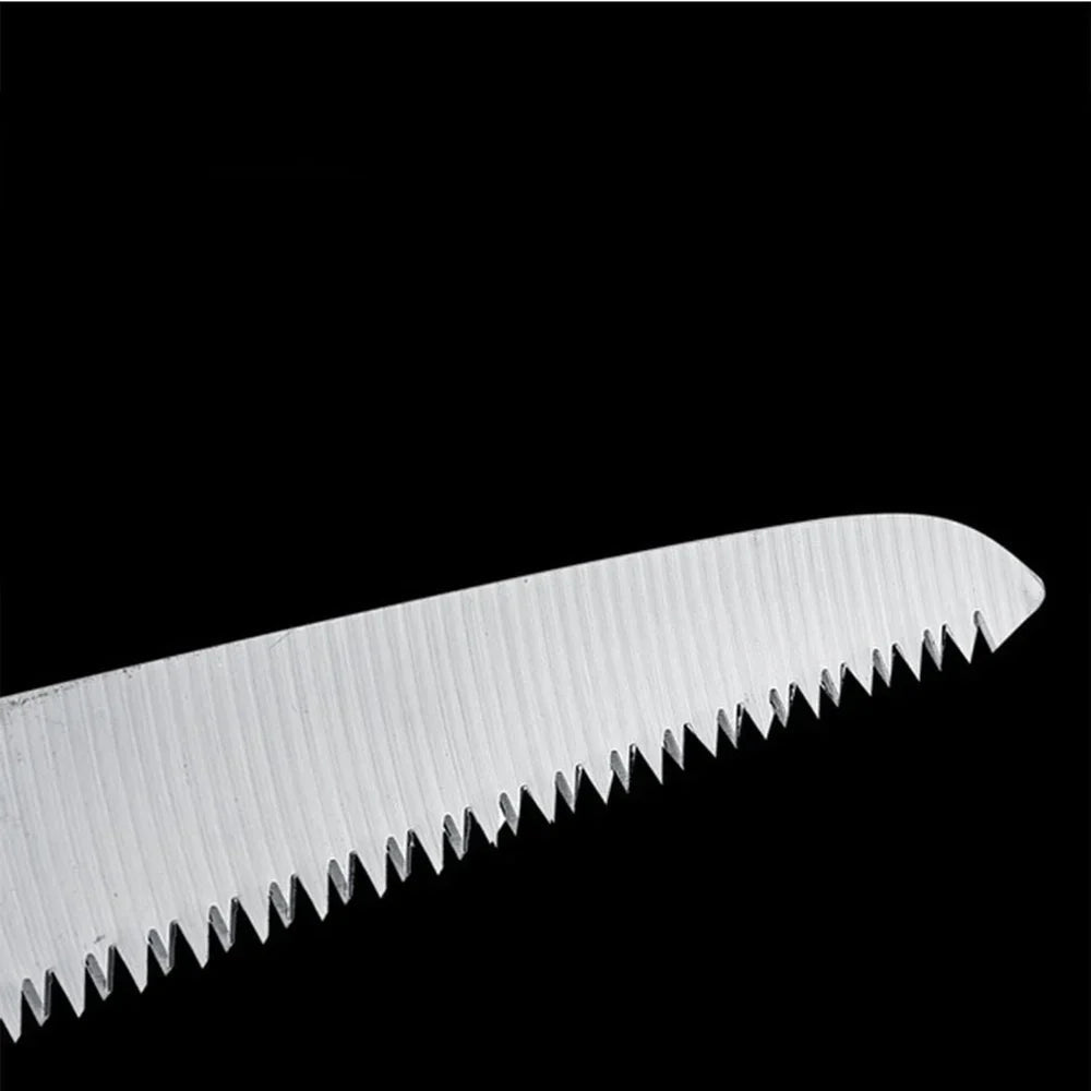 Pruning Saw Curved Carbon Steel Blade Ergonomic Wooden Handle