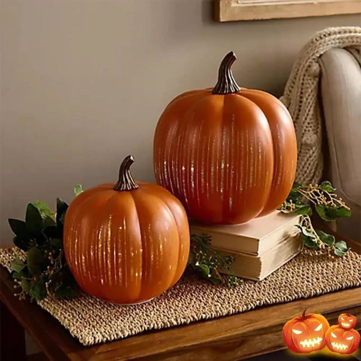 Pumpkin Lamp Sparkling LED 6-Hour Timer