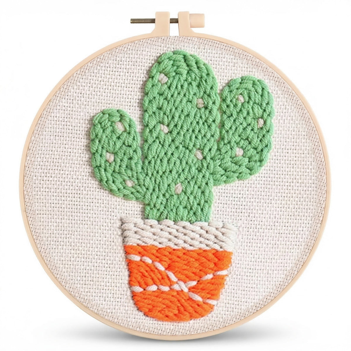 Punch Needle Embroidery Kit Beginner-Friendly Complete Set 17 Patterns