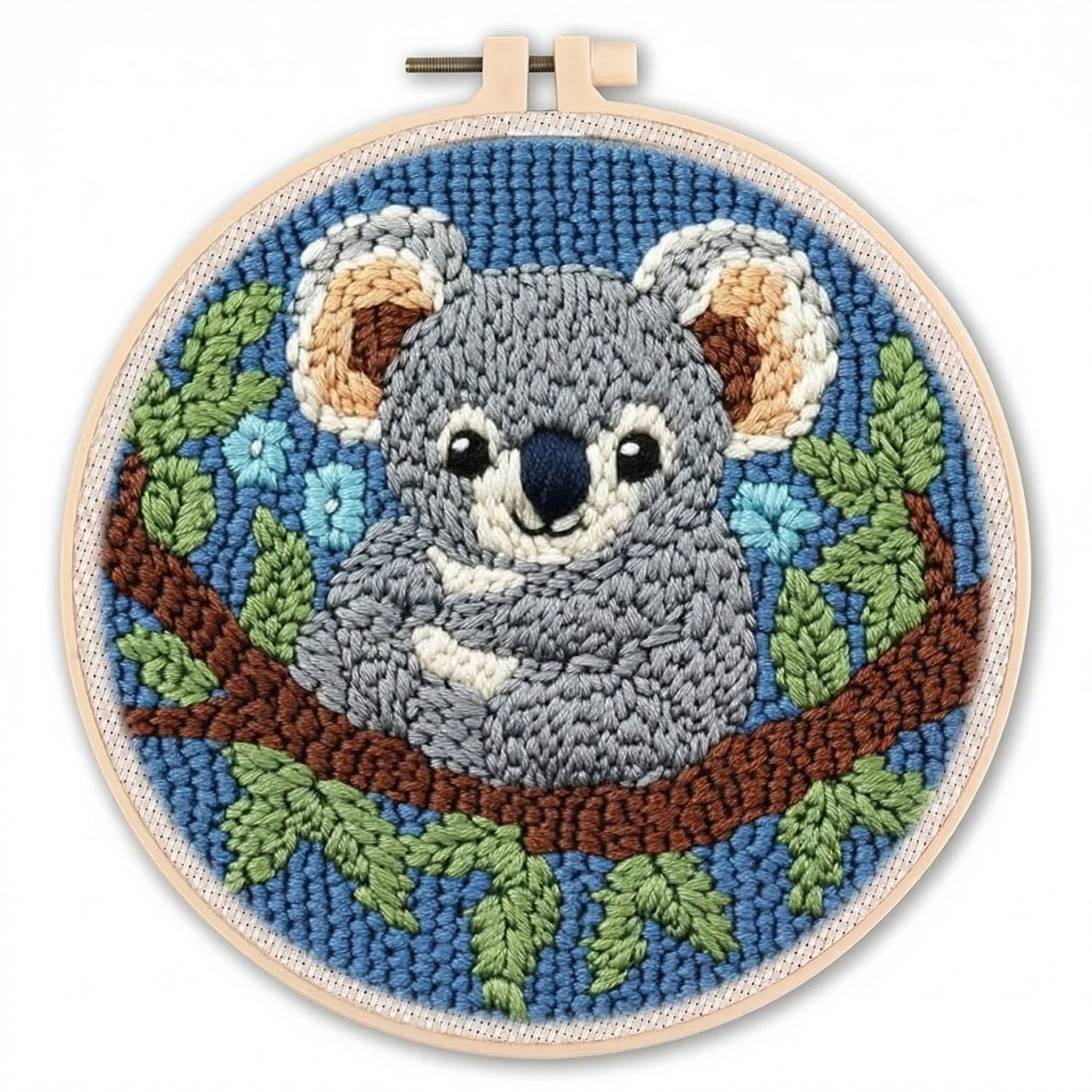 Punch Needle Embroidery Kit Beginner-Friendly Complete Set 17 Patterns