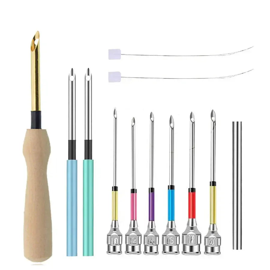 Punch Needle Kit All-In-One Starter With Fabric & Threads