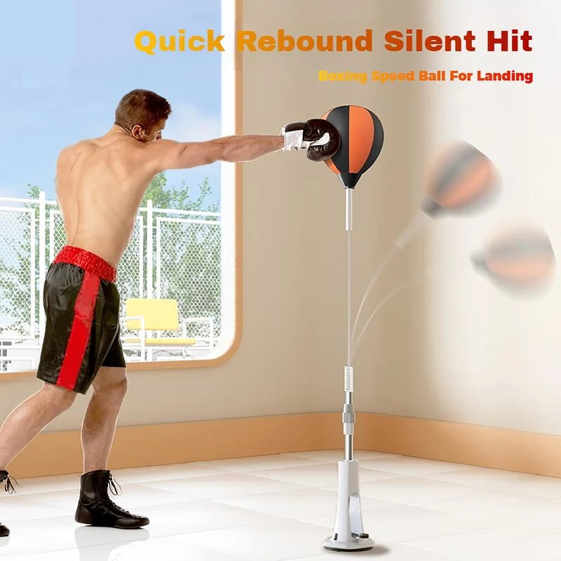 Punching Bag Stand Adjustable Height Stable Base